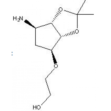 2-{[(3aR,4S,6R,6aS)-6-amino-2,2-dimethyltetrahydro-3aH-cyclopenta[d][1,3]dioxol-4-yl]oxy}ethanol