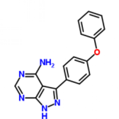 3-(4-Phenoxyphenyl)-1H-pyrazolo[3,4-d]pyrimidin-4-amine [330786-24-8]
