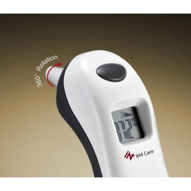 Digital Type 360 Degree Rotation Probe Tip Infrared Ear Thermometer, Made in Taiwan