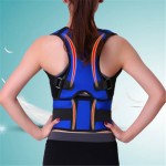 Custom Adjustable neoprene posture magnetic back support belt