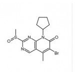 6-Bromo-8-Cyclopentyl-2-Methanesulfinyl-5-Methyl-8H-Pyrido[2,3-d]Pyrimidin-7-One,