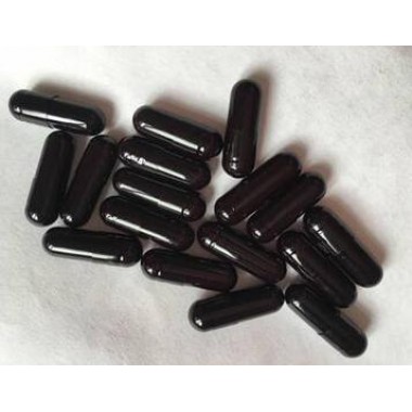 Black Color Hala Gelatin Empty Capsules Size 1 Separated and Full Availble Pringting OEM
