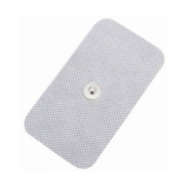 Adult disposable rectangle button-type electrode