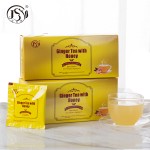 100% natural organic health benefit instant honey ginger tea