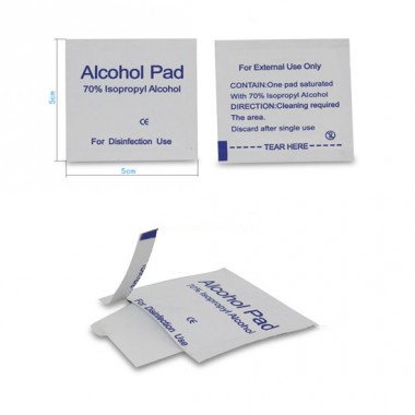 3*6cm disposable medical alcohol pad