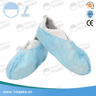 Disposable medical surgical anti slip waterproof shoe cover