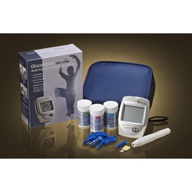 Multi Function Blood Glucose Cholesterol and Hemoglobin Monitoring Meter