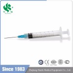 2017 hot selling 2ml/3ml disposable syringe 3 part with needle luer lock with CE, ISO approved by facory