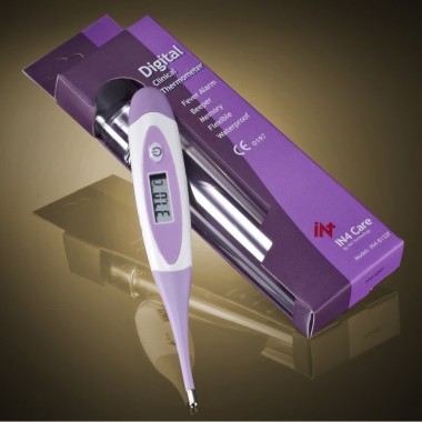 Pen Type Flexible, Waterproof, Fever Alarm Digital Thermometer, Taiwan