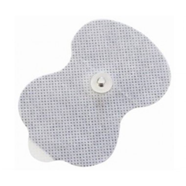 Butterfly disposable medical adult button-type electrode
