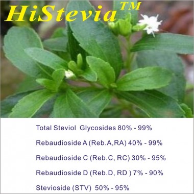 Plant Extract Powder Use Into Food And Beverage Stevia Extract Natural Low Calorie Sweeteners Stevia