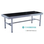 Stainless steel examination bed