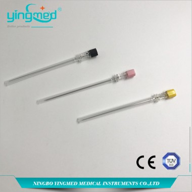High quality disposable spinal needle types sizes and color with CE&ISO
