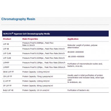 Chromatography resin