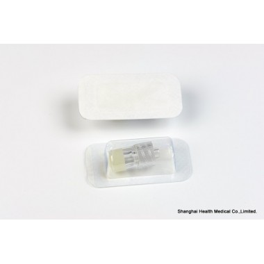Transparent round heparin caps for medicating injection