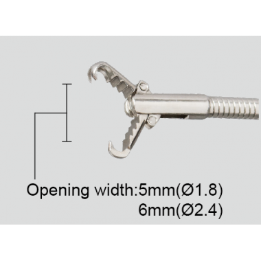 Disposable Rat Tooth With Alligator Type Grasping Forceps