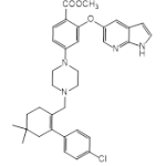 methyl2-((1H-pyrrolo[2,3-b]pyridin-5- yl)oxy)-4-(4-((4'-chloro-5,5-dimethyl- 3,4,5,6-tetrahydro-[1,1'-biphenyl]-2-yl)methyl)piperazin-1-yl)benzoate