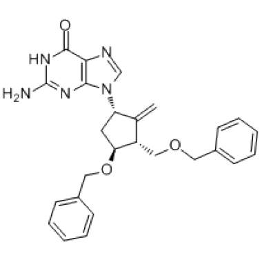 (1S,3R,4S)-2-amino-9-[4-(benzyloxy)-3-(benzyloxymethyl)-2-methylidene-cyclopentyl]-3H-purin-6-one;N8