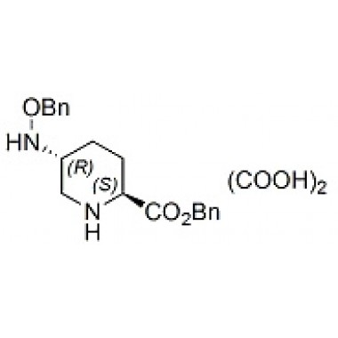 Benzyl(2S,5R)-5-[(benzyloxy)amino]piperidine-2-carboxylate ethanedioate