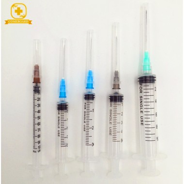cheap price medical Syringe disposable with needle without needle Luer lock or Luer slip