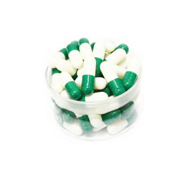 Size 0 Green White Color Hard Empty Gelatin Capsules FDA and Halal Certified Separated and Full Avalible