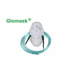 Oxygen mask with tubing and nose clip
