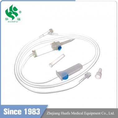 HUAFU disposable medical grade PVC infusion sets with Y-site injection