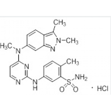 5-[[4-[(2,3-Dimethyl-2H-indazol-6-yl)methylamino]-2-pyrimidin-yl]amino]-2-methylbenzenesulfonamide