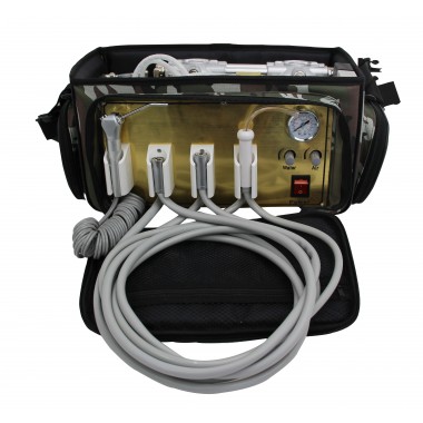 BD-401 Portable dental unit with air comprsesor