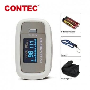 CONTEC Grey CMS50D1 portable pulse oximeter finger China manufacturer