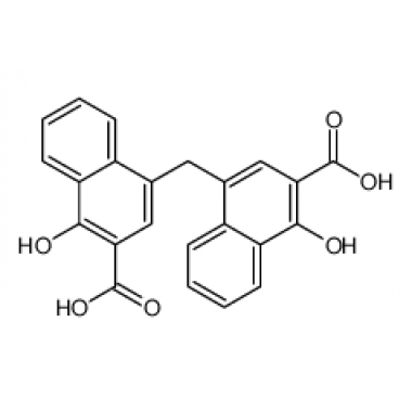 4-[(3-carboxy-4-hydroxynaphthalen-1-yl)methyl]-1-hydroxynaphthalene-2-carboxylic acid