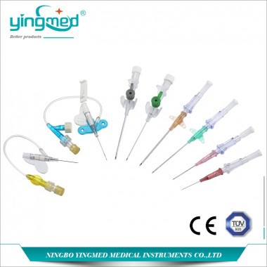 High quality disposable types of iv cannula sizes and color