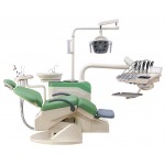Dental Unit with Fiber Handpiece Tubes Configuration