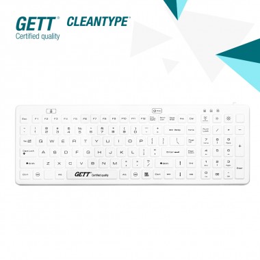 CLEANTYPE magnetic KSI-U10020 Washable silicon backlight keyboard with number pad and magnet