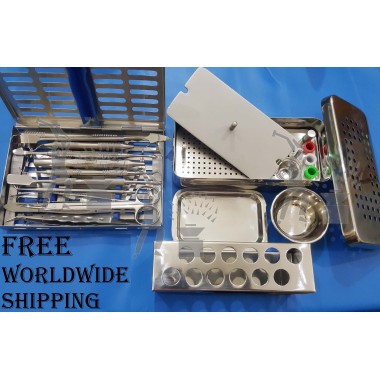 PRF & GRF/RGF Platelet Rich Fibrin Dental Implant Surgery Instruments Set Kit