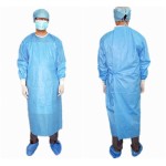 ce surgical gown/wood pulp gowns