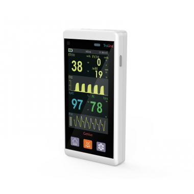 in-built etco2 handheld patient monitor