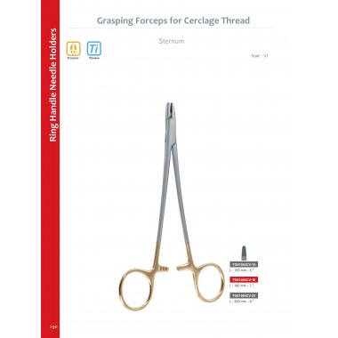 Grasping Forceps for Cerclage Thread