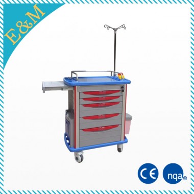 EM-CT001S ABS Clinical Trolley