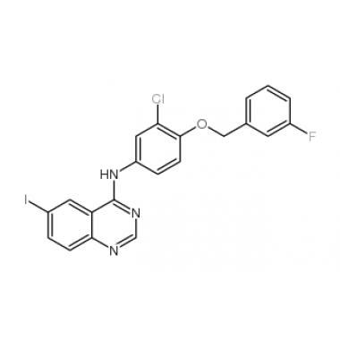 N-(3-chloro-4-((3-fluorobenzyl)oxy)phenyl)-6-iodoquinazolin-4-amine