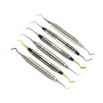 6Pcs Dental Restoration Scaler Spatula Composite Instruments