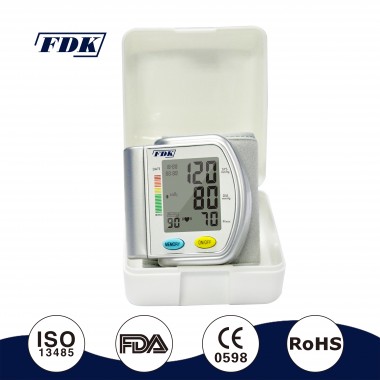 CE0598/FDA510k Wrist Digital Blood Pressure Monitor