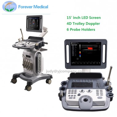 Most Advance Technology 4D Trolley Color Doppler Ultrasound