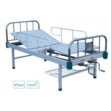 Stainless steel bedside moving double-shaking bed